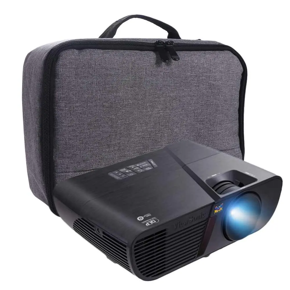 

Carry Handbag Projector Storage Bag Waterproof With Handle Projector Carrying Bag Grey Simple Projector Case Travel