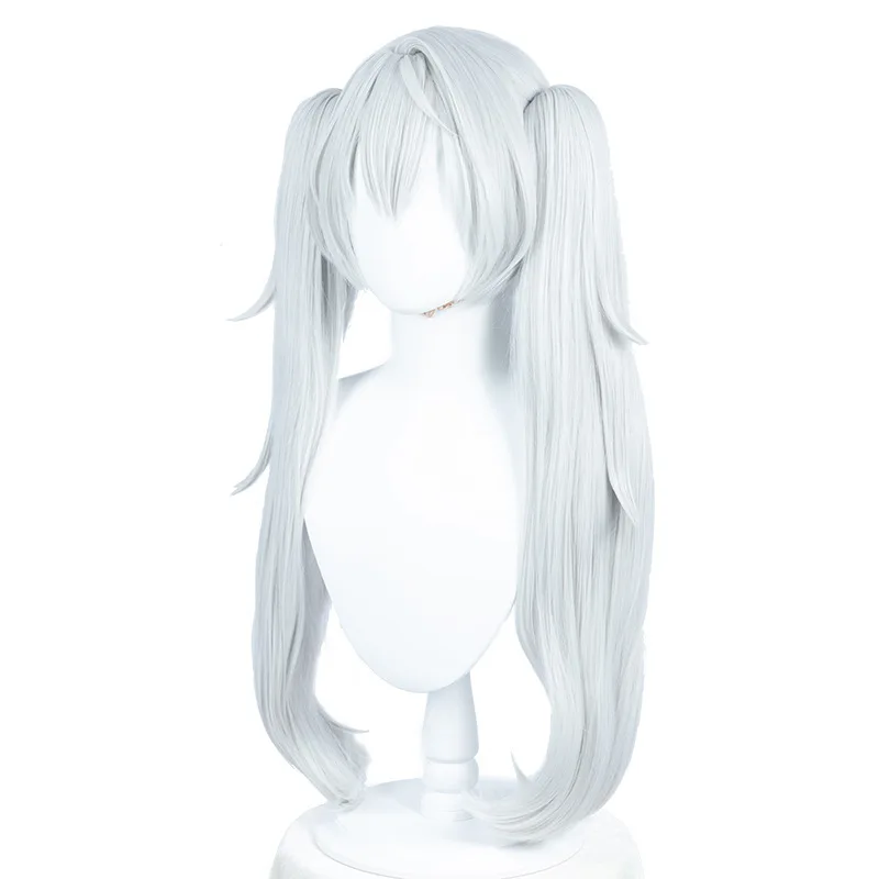 Virtuelle YouTuber VTuber Rainbow Society weibliche Genderbend Koyuri Cosplay Perücke Tiger Clip Doppel Pferdeschwanz Perücke