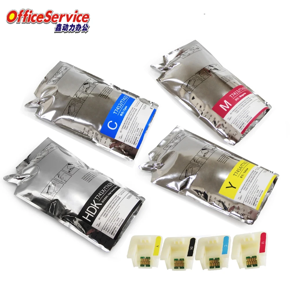 

T7411 T741X Ink Packs Dye Sublimation Ink Pack Compatible For Epson SureColor F6000 F6070 F6200 F6270 F7000 F7200 F7270 F9200