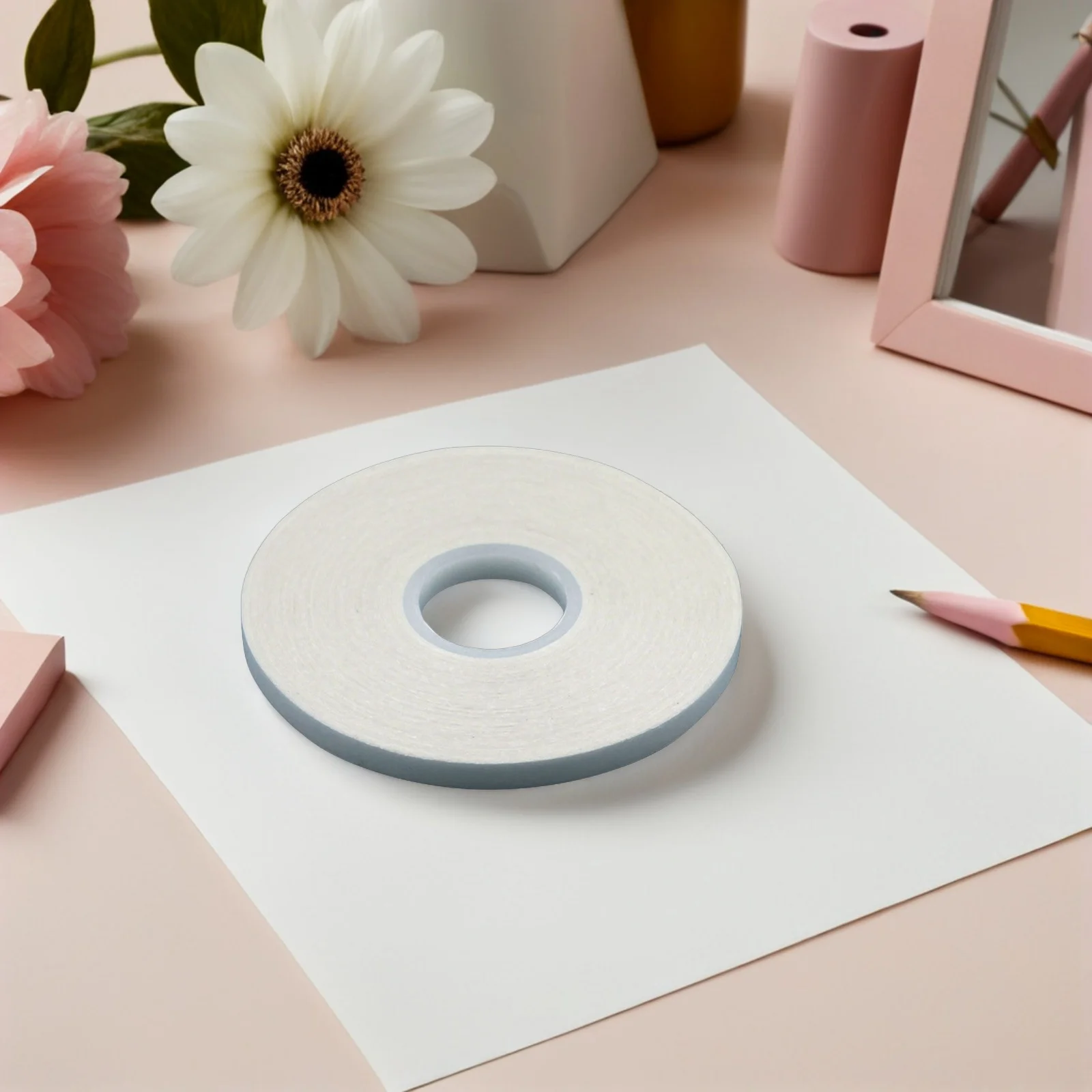 1 لفة قابلة للذوبان في الماء على الوجهين الشريط اللحف الخياطة لاصق النسيج الثابتة الإصلاح المؤقت لتقوم بها بنفسك خليط الخياطة التبعي