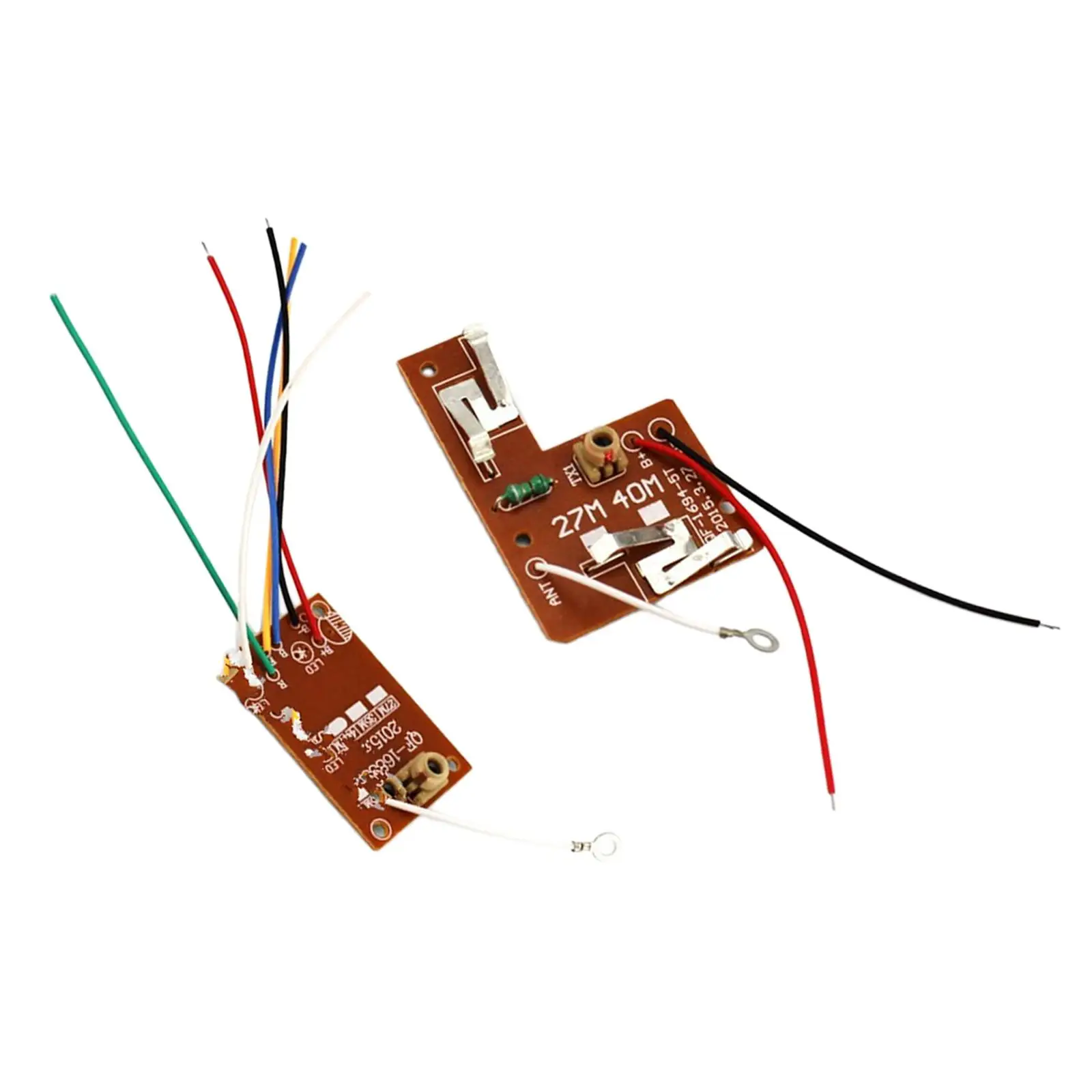 4CH 27MHZ 受信機送信機ボード アンテナ付き リモートコントロール PCB モジュール DIY RC カー トラック ボート モデル車両用