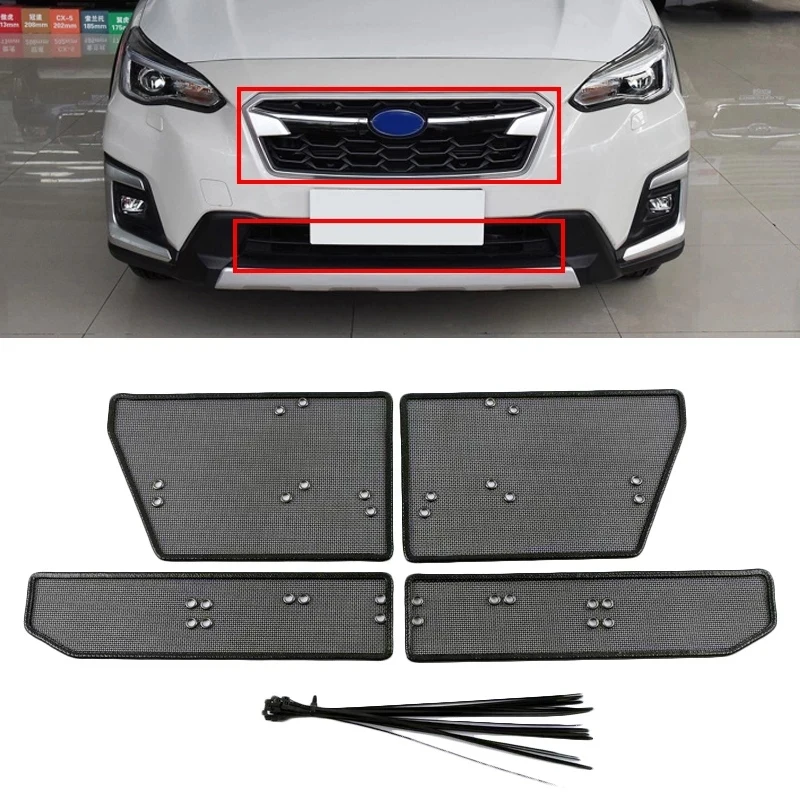 for XV 2019 2020 Accessories Front Grille Insect Net Screening Insert Mesh Decoration Covers