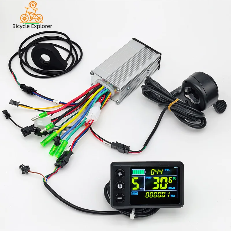 

250W 350W 24V 36V 48V E-bike Brushless Motor Drive Dual Mode Controller S866 Color LCD Display Kit for Electric Mountain Bike