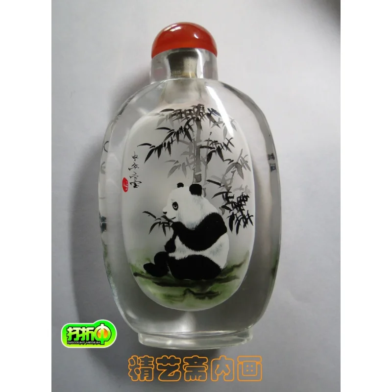 

For Foreigners Crystal Inner Painting Snuff Panda Landscape Win Instant Success Multi-Picture Crystal Inner Painting