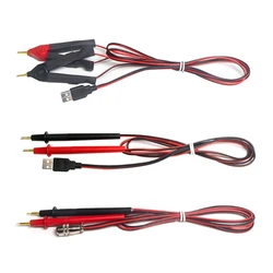 Easy To Use USB Four Wire Clip USB Headed Kelvin Clip Tool Testing Clamp for Efficient Internal Resistance Testing