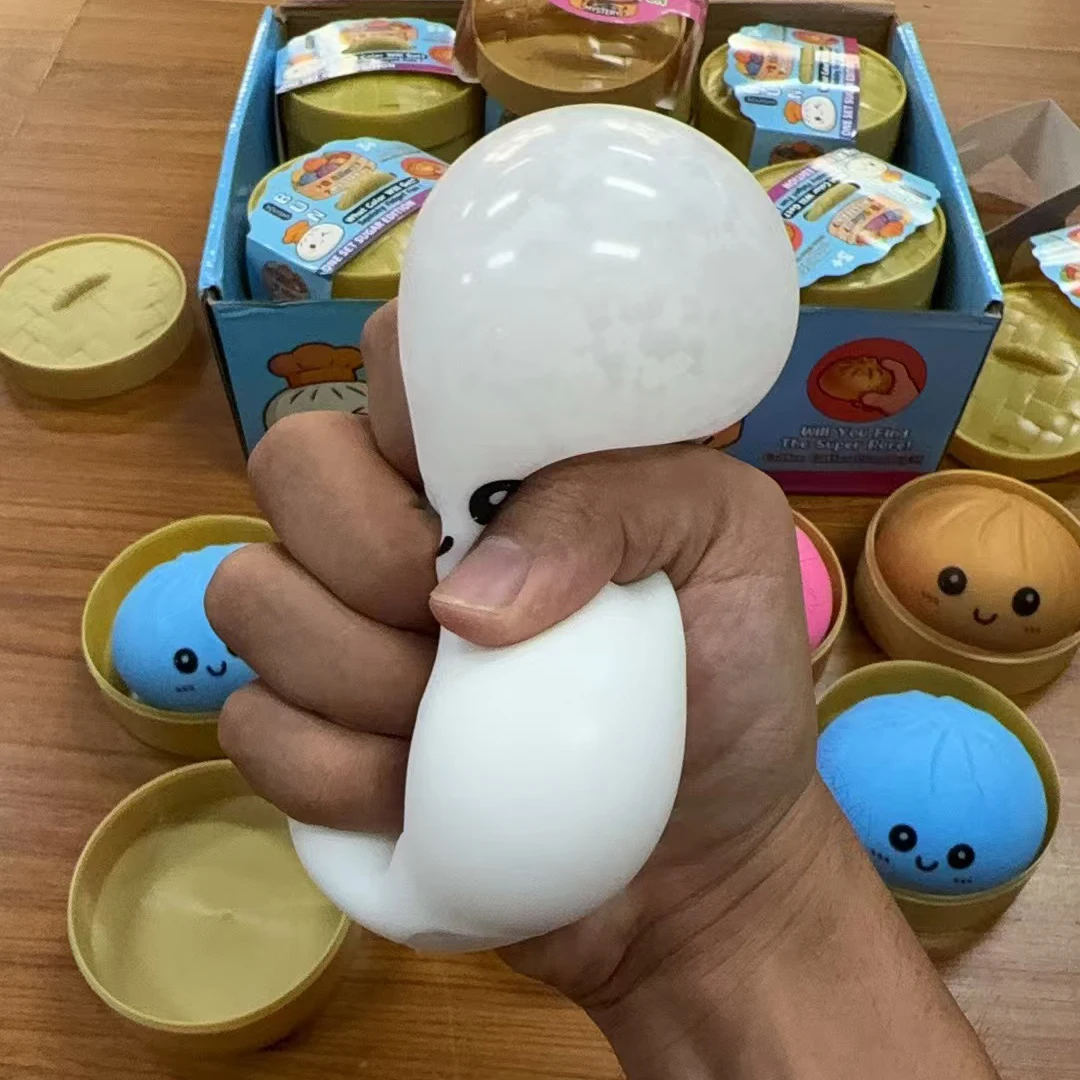 대형 만두 모양 스트레스 볼, 다채로운 스퀴시 빵 모양 - Kids Toys Dumplings 리뷰 및 가격