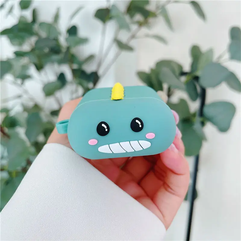 Cute Cartoon zwierząt silikonowe słuchawki Case dla Apple AirPods 1/2/3 Kawaii Cat bezprzewodowy zestaw słuchawkowy pokrywa fundas dla Airpods Pro Box