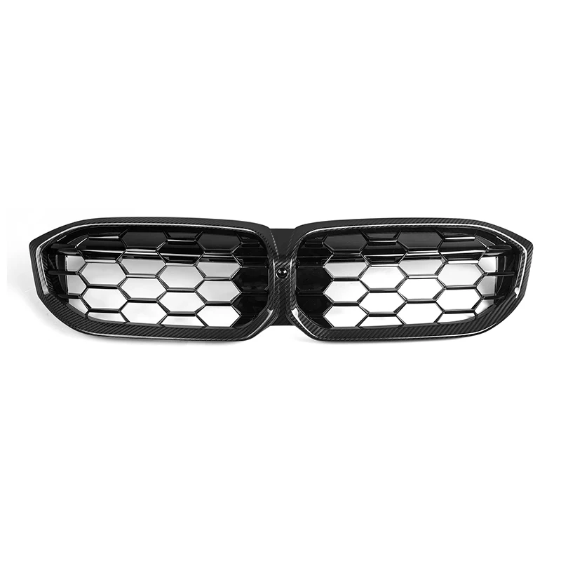 

Dry Carbon Fiber Diamond Style Grill For BMW 3 Series G20 LCI 2023-IN Diamond Style Gloss Black Front Bumper Grille G20 Grill