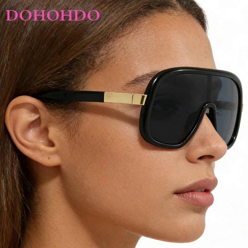 

Fashion Punk Women Oversized Windproof Goggles Luxury Brand Design Man Sun Glasses Summer Cycling Hiking Sports Eyewear UV400