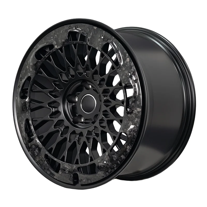 LSGZL New Carbon Fiber Sports Car Rims T6061 Forged PCD 5x120 5x130 5x112 18 19 20 22 24 26 Inch Wheel for bmw Gtr