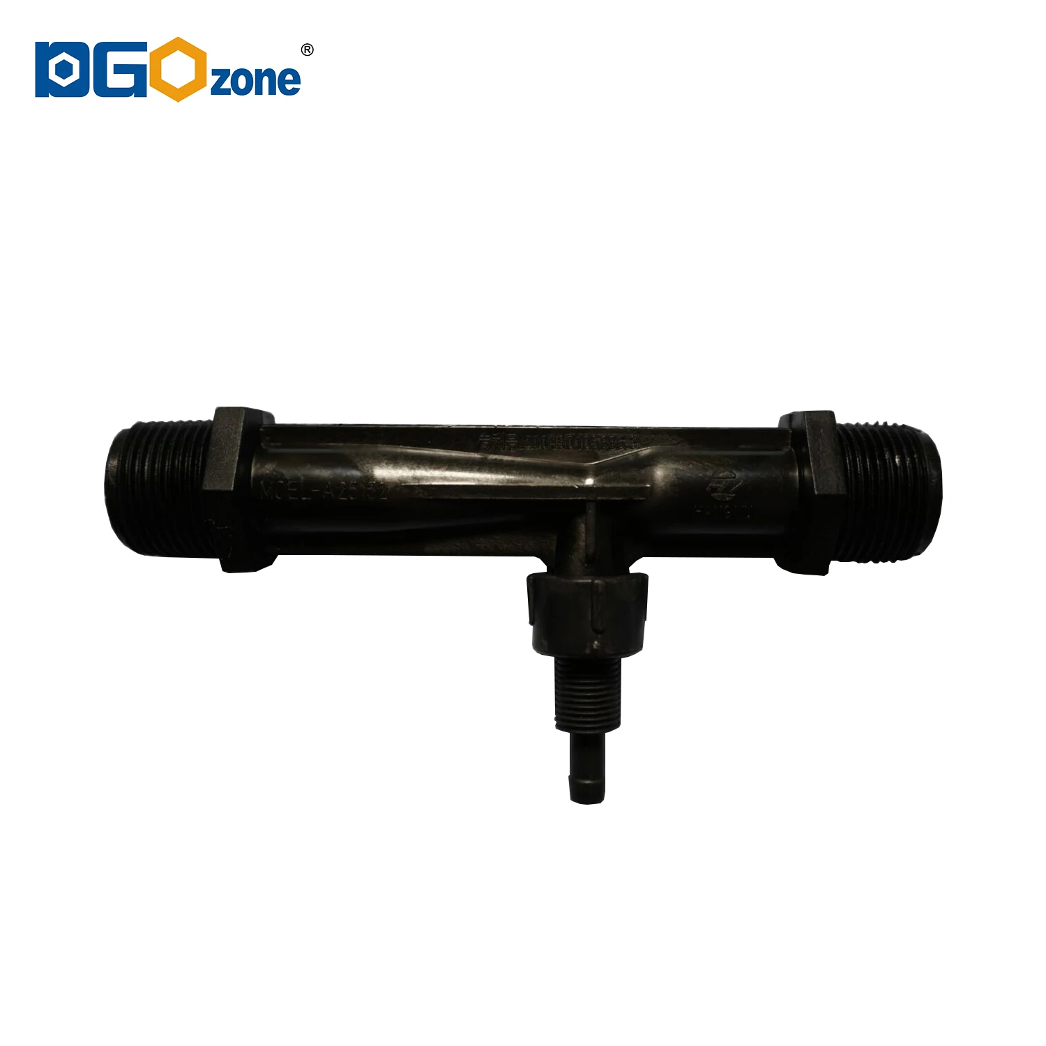 KH-A25100 Free Shipping 1/2 3/4 PVDF Venturi Injector for Mixing Gas and Liquid Ozone Venturi with Valve O3 proof BSP thread