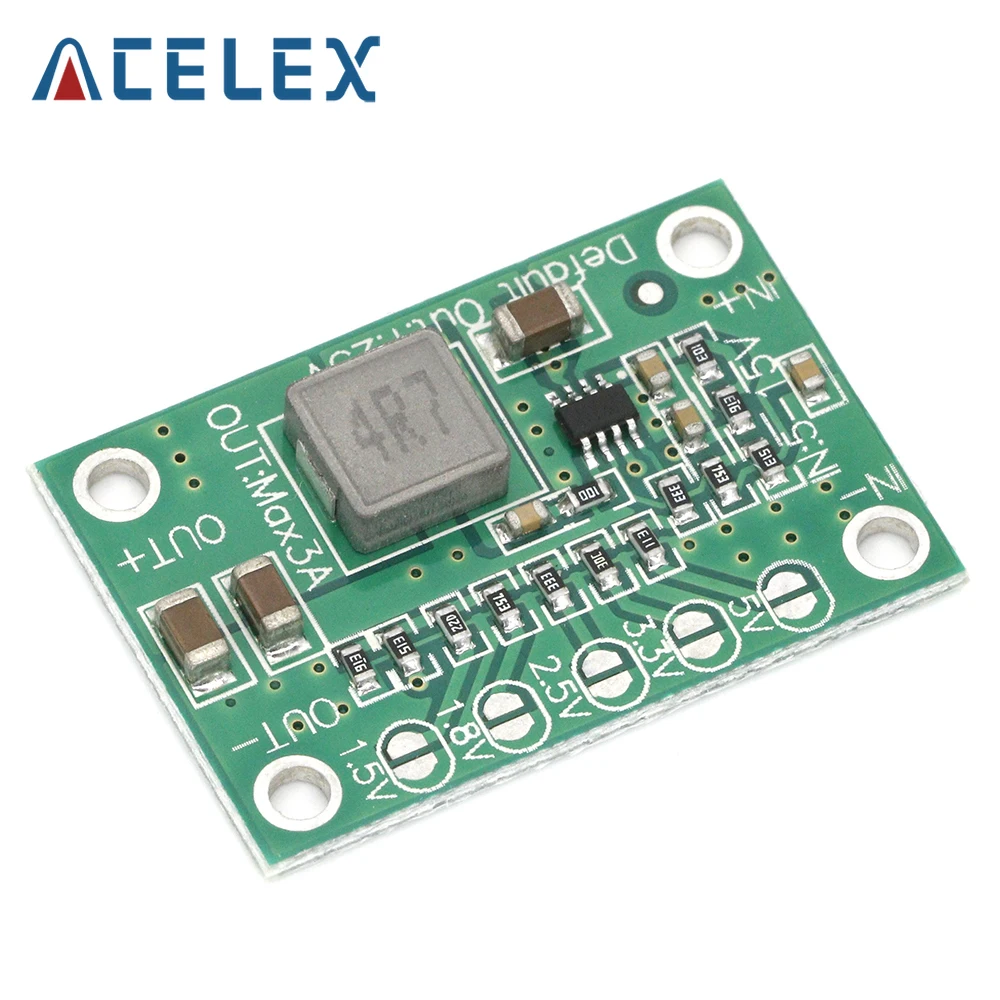 CA1235 Modulo di alimentazione regolabile CA-1235 Modulo di alimentazione buck 1,25 V 1,5 1,8 2,5 3,3 Uscita 5 V Ingresso 5-16 V Alimentatore step-down