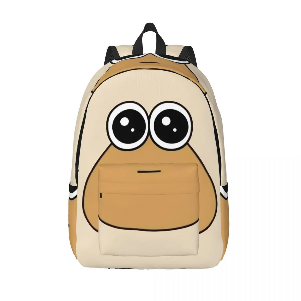 

My Pet Alien Pou Backpack Middle High College School Student Virtual Pet Book Bags Men Women Daypack Gift