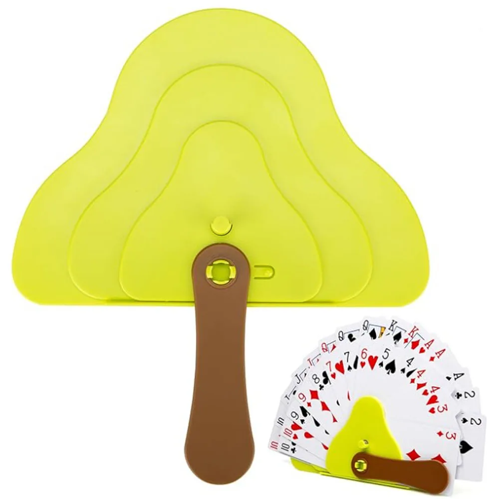 Foldable 2pcs set Durable 2-Layer Hands-Free Card Holder - Perfect for Carnival Games and Interactive Fun - mushroom-shaped