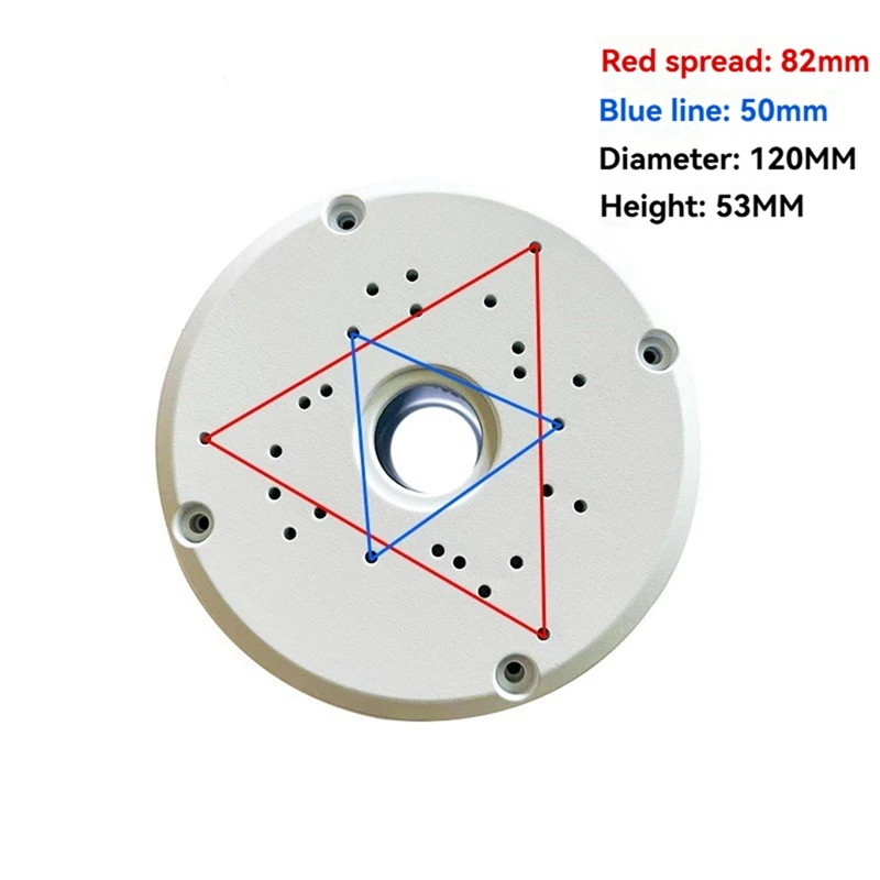 Camera Junction Box Cable Deep Base For Dome/IP Camera Waterproof Mount Bracket Plastic Base Surveillance Dome Brackets