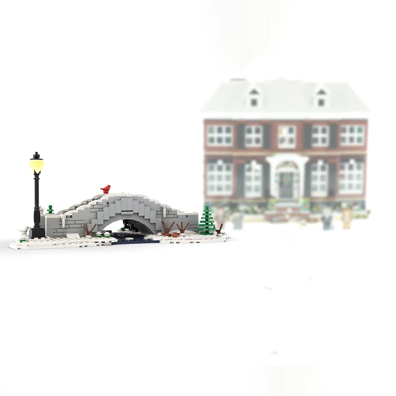 

354PCS MOC Nyc Bridge Manhattan Home Alone Extension Model Custom Building Blocks DIY Assembly Display Decor Gift Building Set