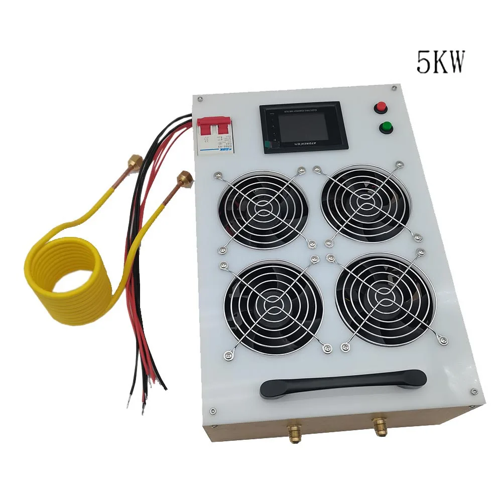 NEW 5000W High Frequency Induction Heater Induction Heating Machine Metal Smelting Furnace