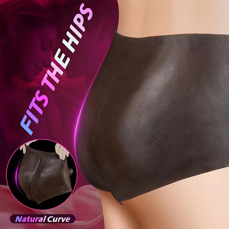 Wearing pants penis black brown silicone soft touch realistic skin texture G-spot pleasure toy role-playing Christmas gift view 2