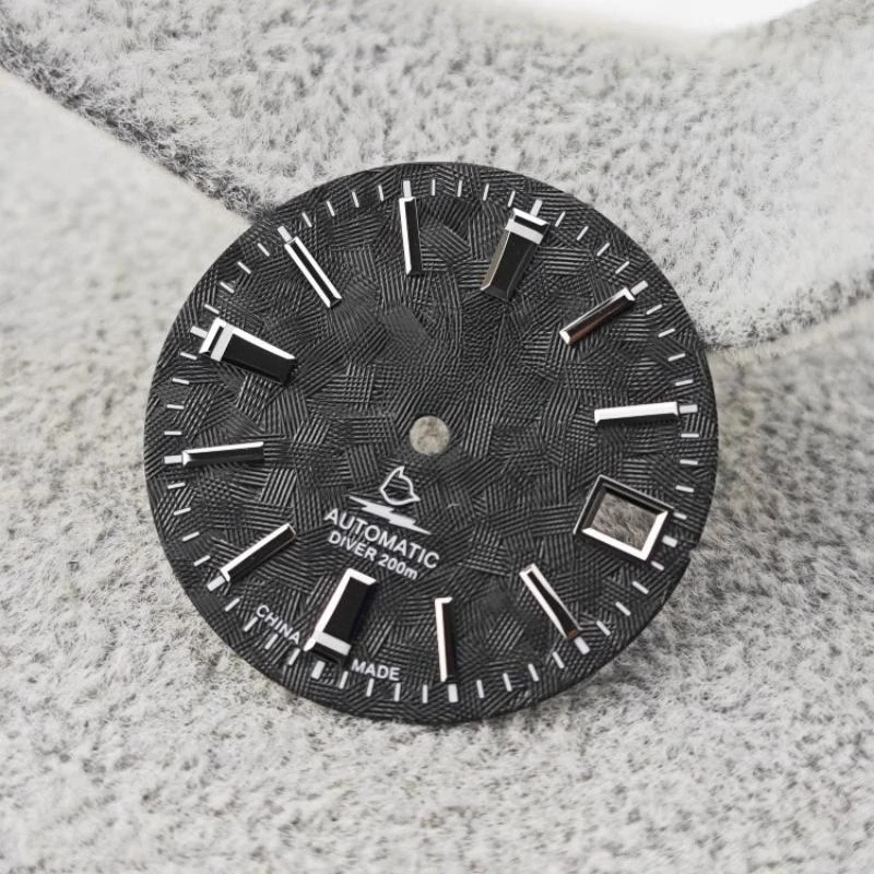 NH35 циферблат белый синий черный циферблат GS циферблат BGW9 светящийся циферблат 28,5 мм подходит для NH35/NH36 аксессуары для часов Nh36 циферблаты