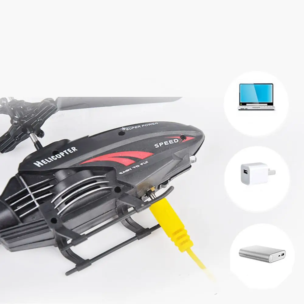 Kunststoff USB Lade Mini RC Hubschrauber Fernbedienung Flugzeug Fliegender Hubschrauber