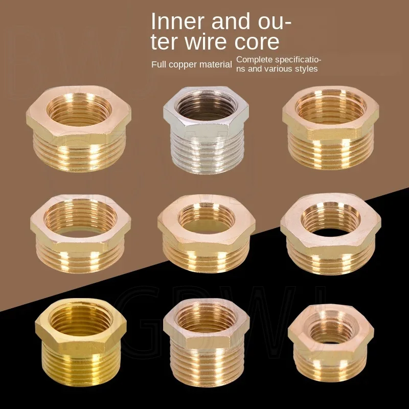 

Copper Reducer Joint 3/4 In To 1/2 In Fill Core Reducer Adapter 1 Inch To Wire Water Pipe Connection Head