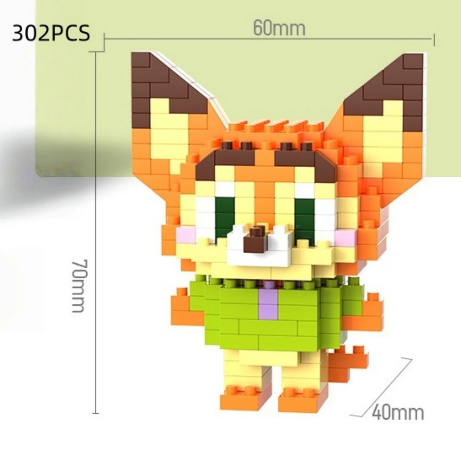 6 cm hoge deeltjesbouwstenen assemblage speelgoed mini desktop ornamenten kamerdecoratie Halloween Kerstmis anime cartoon kawaii
