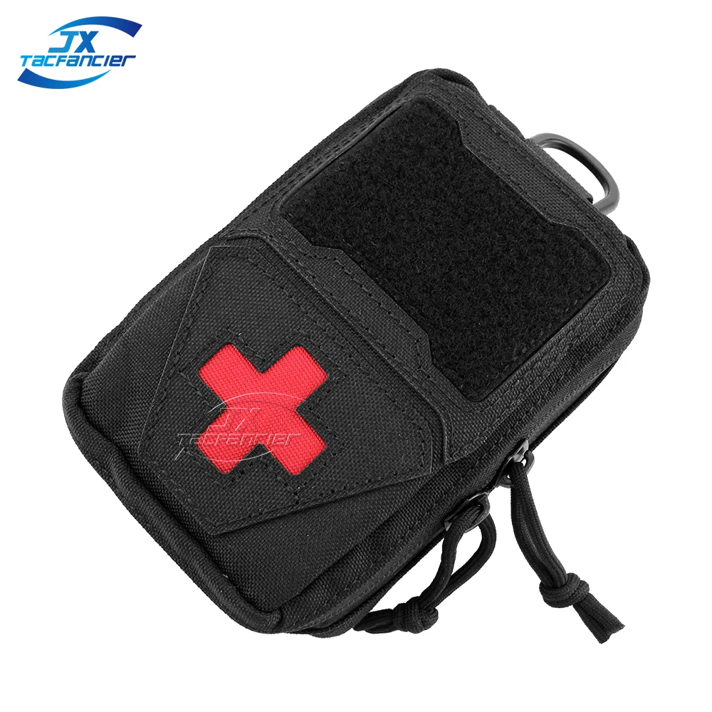 Tactical IFAK Medical Pouch First Aid Kit EDC MOLLE Waist Bag Utility Pouch Survival Safety Emergency Hiking Hunting Accessories