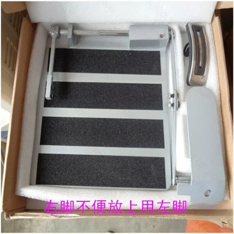 Portable left foot gas pedal (for disabled drivers with stroke injuries) driving assistance device