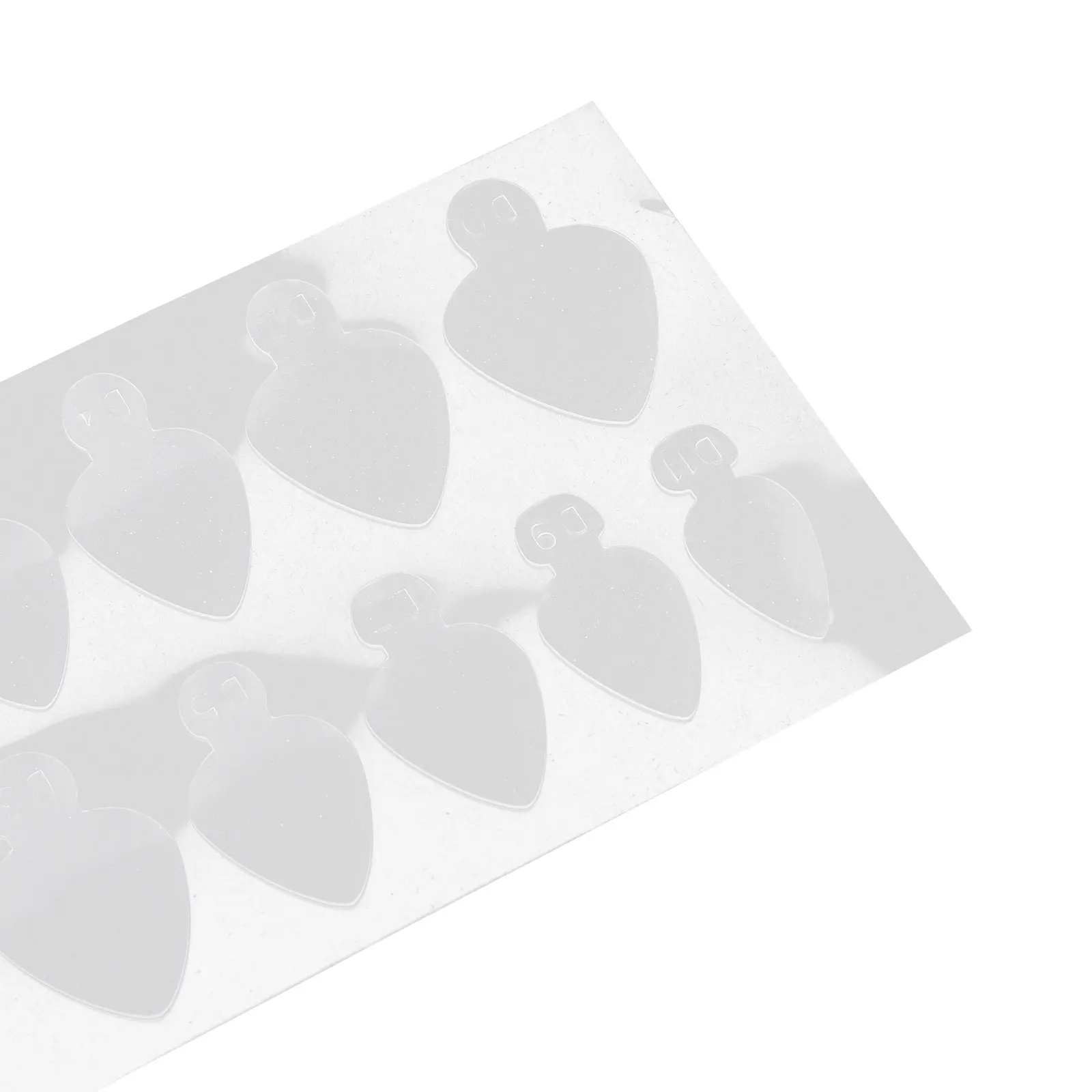 5 Sheets Self-Adhesive Nail Form Stickers French Tip Guide for Fashionable DIY Manicure Crystal Nail Art Decorations Supplies