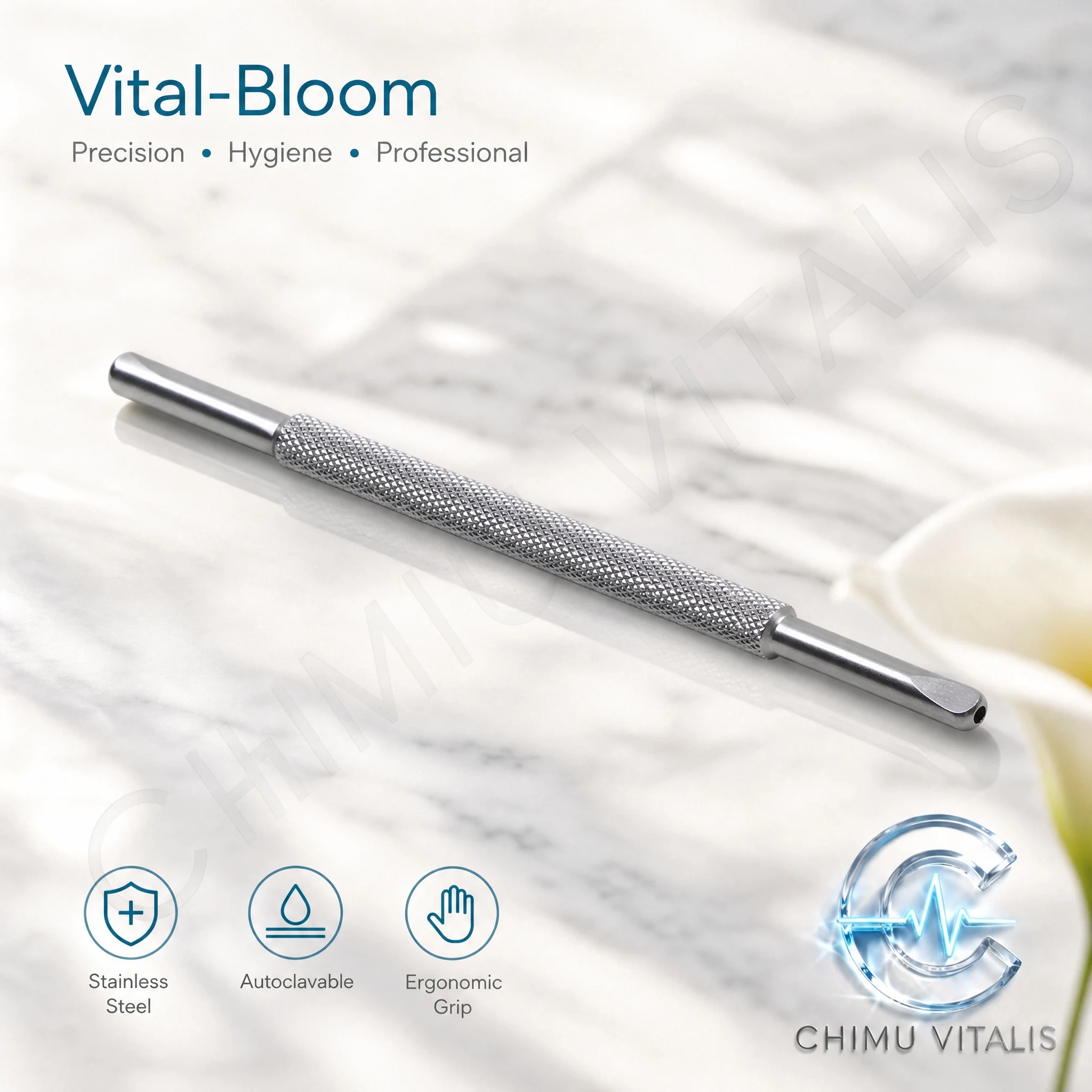 【CHIMU VITALIS 】 Stainless Steel Double End Wire Forming Tool 1.2mm 2.5mm Manual Shaping Instrument