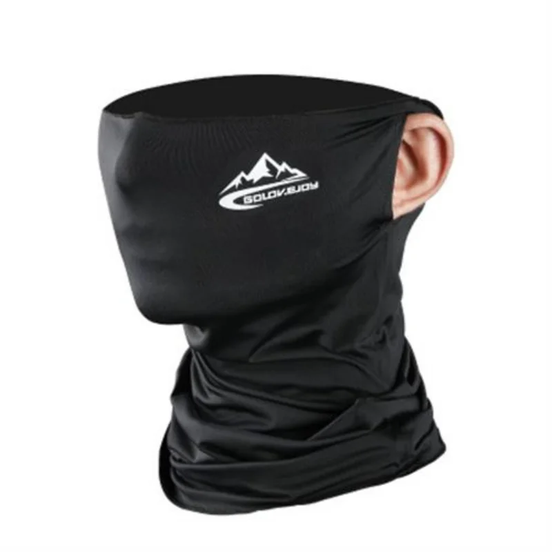 Mascarilla de seda para colgar en la oreja, protector solar para la cabeza, para ciclismo, senderismo, pesca, deportes al aire libre, calentador de cuello