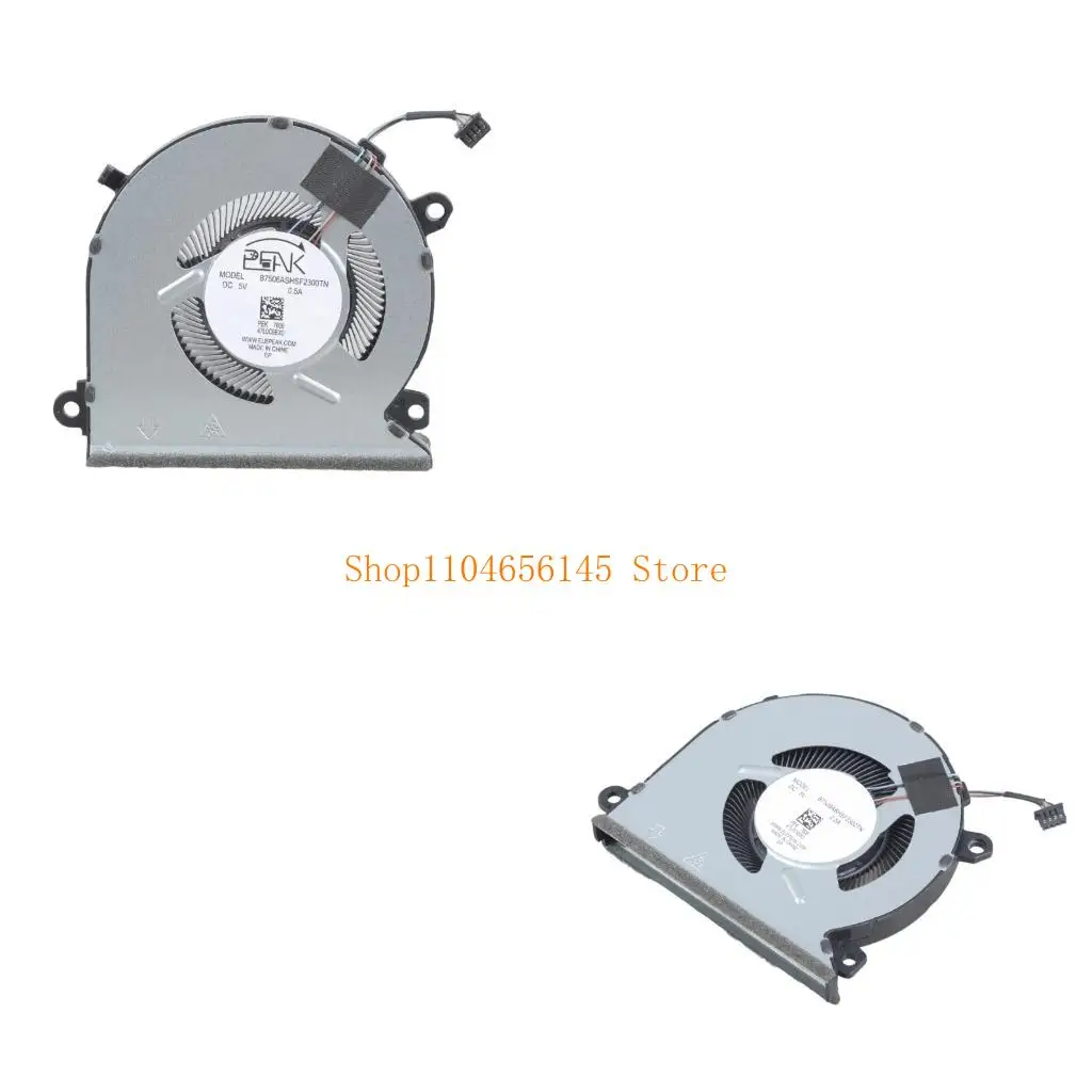 5asd Fan Fan CPU Logam Tenang Untuk TR911 Air Edition Notebook Efisien