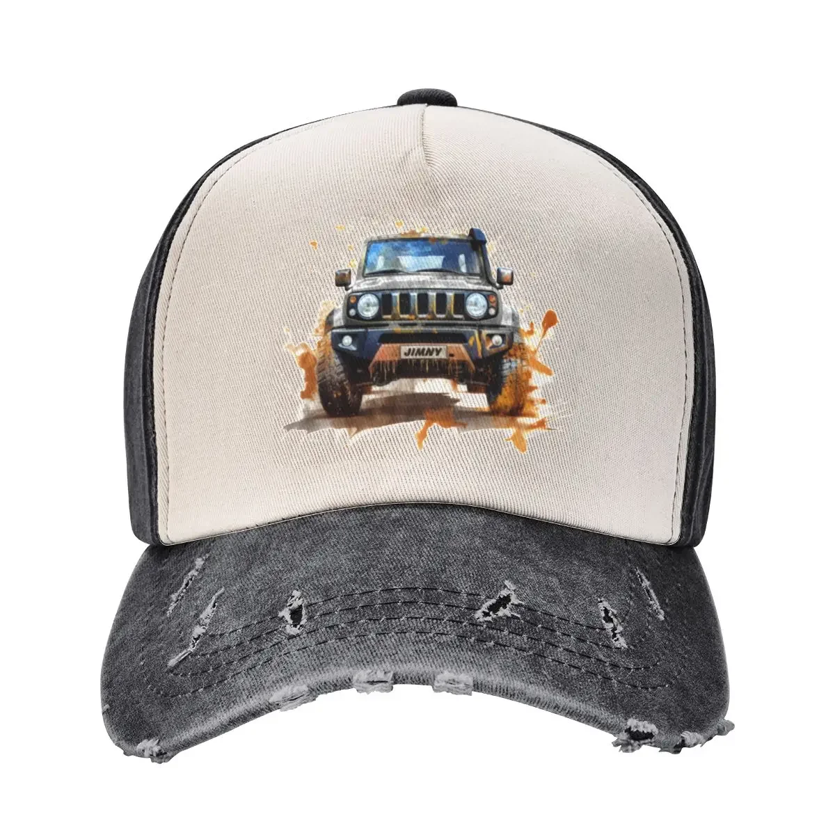 

Silver Jimny Muddy Conqueror Baseball Cap black western Hat Trucker Cap For Man Women's