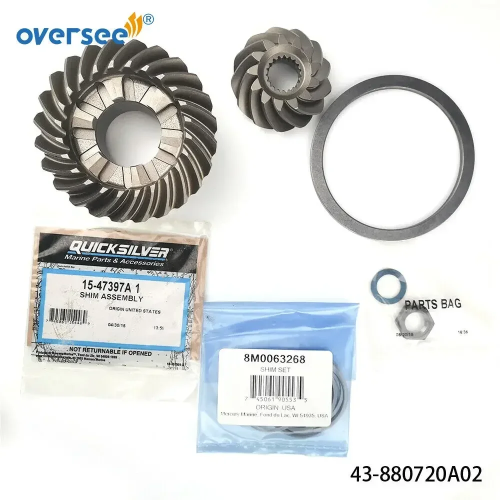 880720A02 Forward Gear And Pinion Set For Mercury Outboard Motor 225HP 250HP 275HP 300HP 43-880720A02