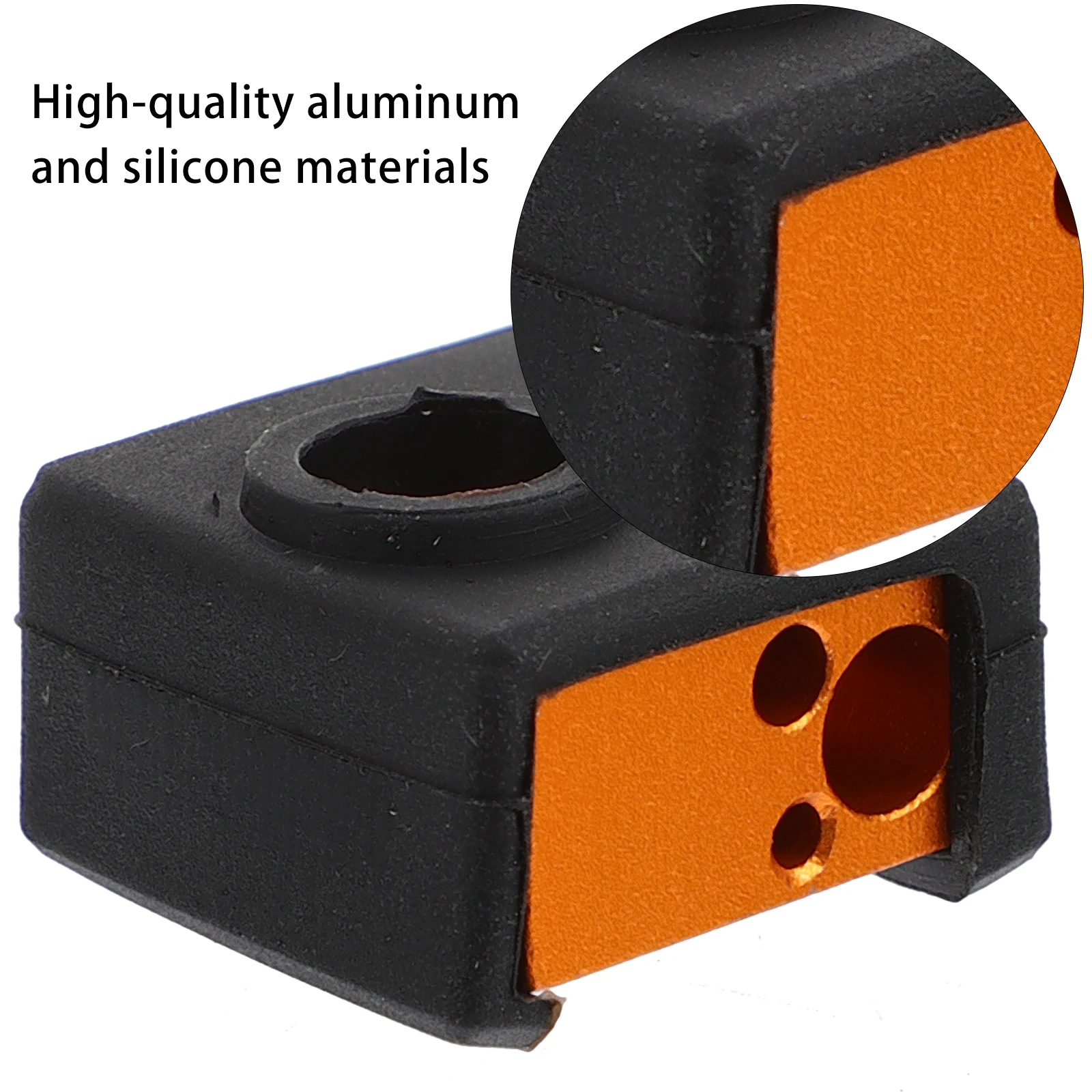 

Нагревательный блок, экструдер, горячий конец, горловая трубка, алюминиевый силиконовый носок, детали 3D-принтера, высокая проводимость, быстрое рассеивание, легко