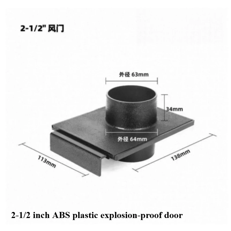 1PC New 4 Inch Blast Gate  Suitable for  Dust Collector/Vacuum Fittings, Dust Collector Accessories Accessori Auto