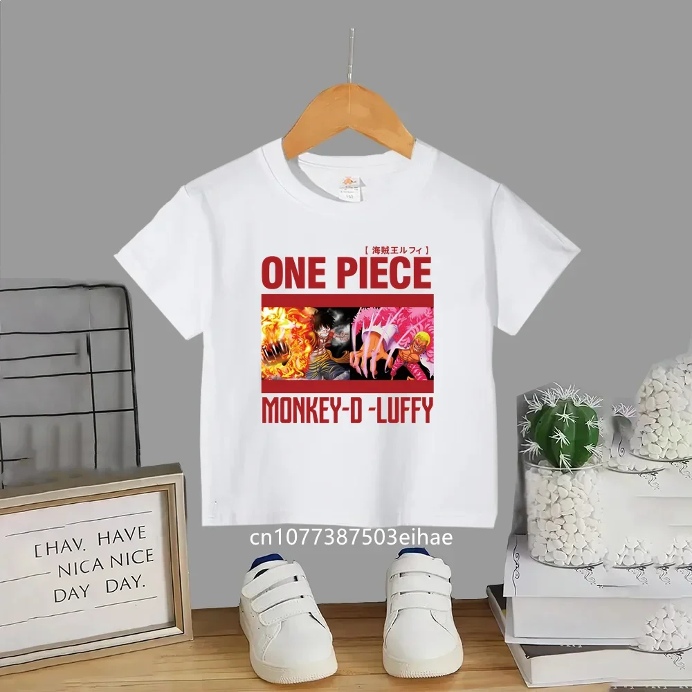 

Модный повседневный детский комбинезон Луффи! Футболка с принтом Sun God Nika Form из хлопка с короткими рукавами, незаменимая вещь для любителей аниме