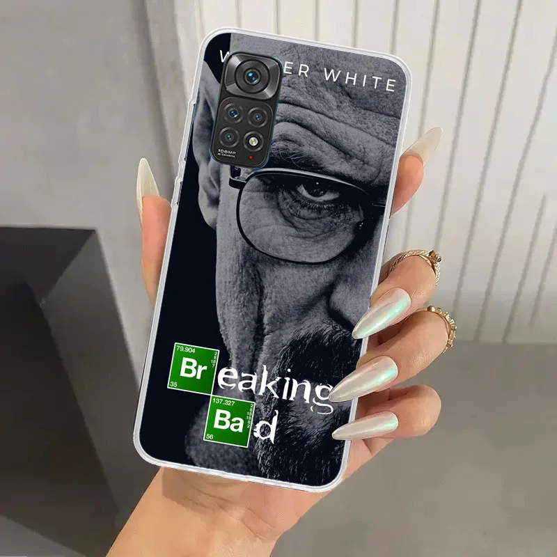 Breaking Bad WalterWhite Phone Case for Xiaomi Redmi Note 13 12S 12 11S 11 11T 11E 10S 9 Pro Plus 8 8T 9T 7 Soft Funda Print She