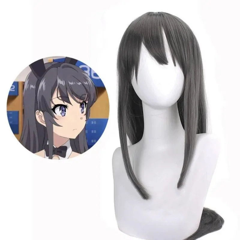 qq45Game Anime Seishun Buta Yarou Série Trajes Cosplay Sakurajima Mai Conjunto de Uniforme