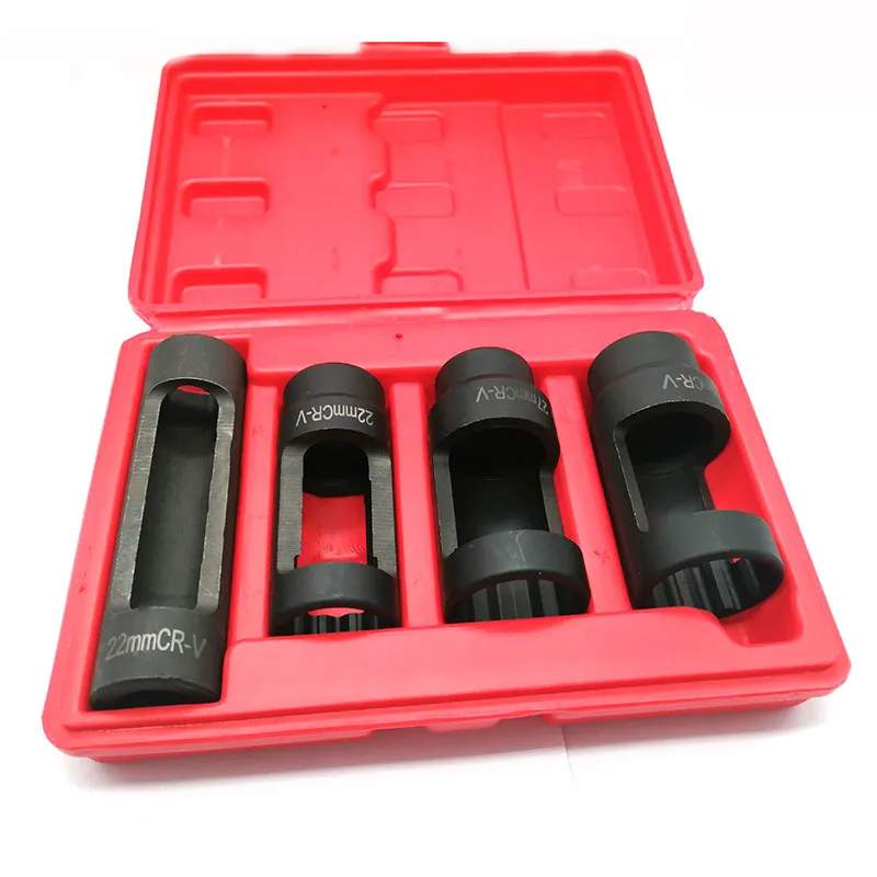 4PCS 1/2 Drive Oxygen Sensor Socket Fits All Vehicle O2 Removal And Installation Universal Puller and Removal Tool