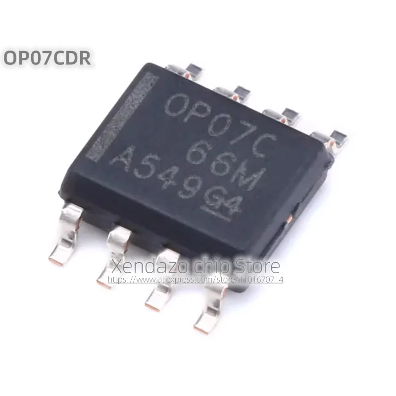 10pcs/lot OP07CDR OP07C SOP-8 package Original genuine Operational amplifier chip