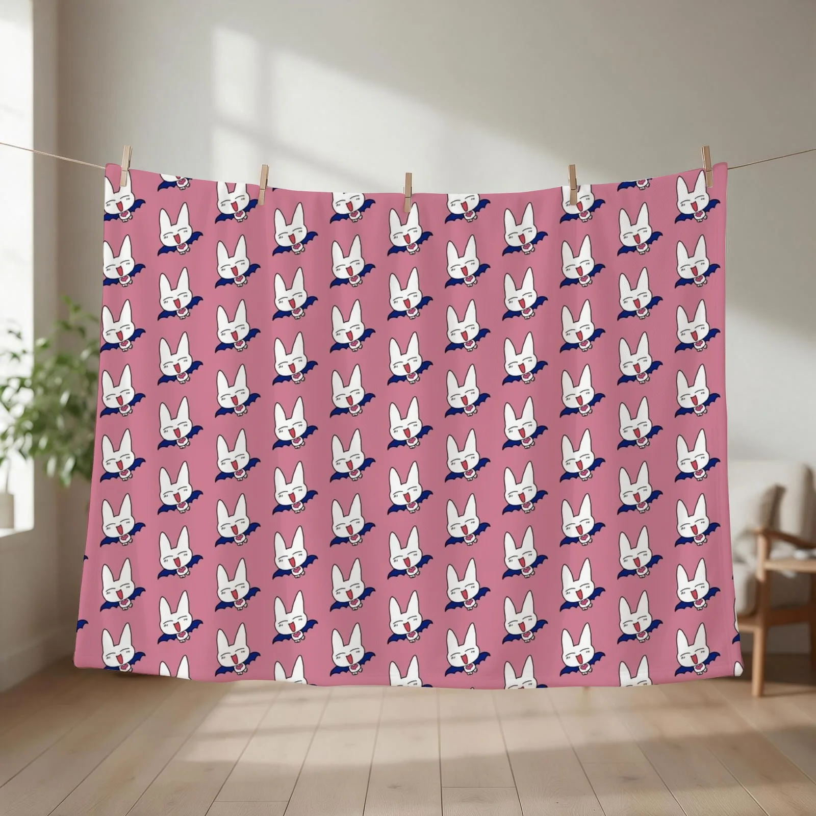 Sana Shirt (Kodocha) w. Babbitt Throw Blanket Soft Big Plush Luxury Bed Fashionable Blankets