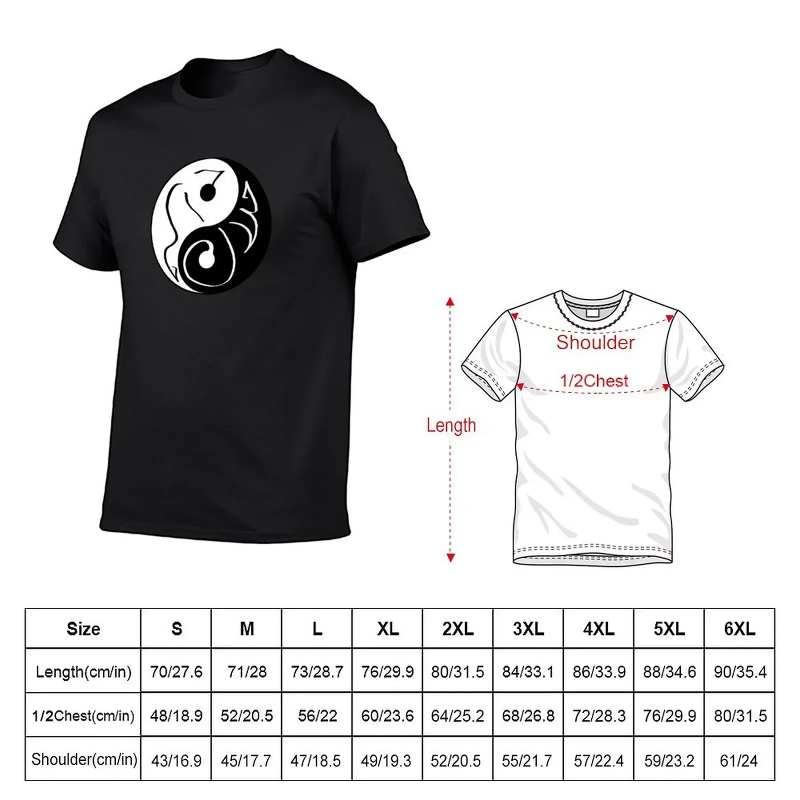 Yin Yang - Halal Haram Version T-Shirt essential t shirt oversizeds tshirts for men