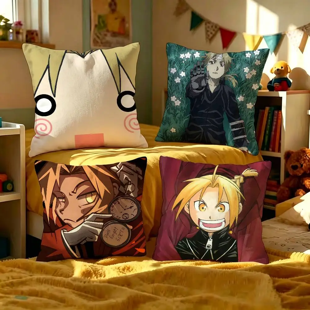 Anime Fullmetal Alchemist Pillow Gift Home Office Decoration Pillow Bedroom Sofa Car Cushion CoverPillow Case