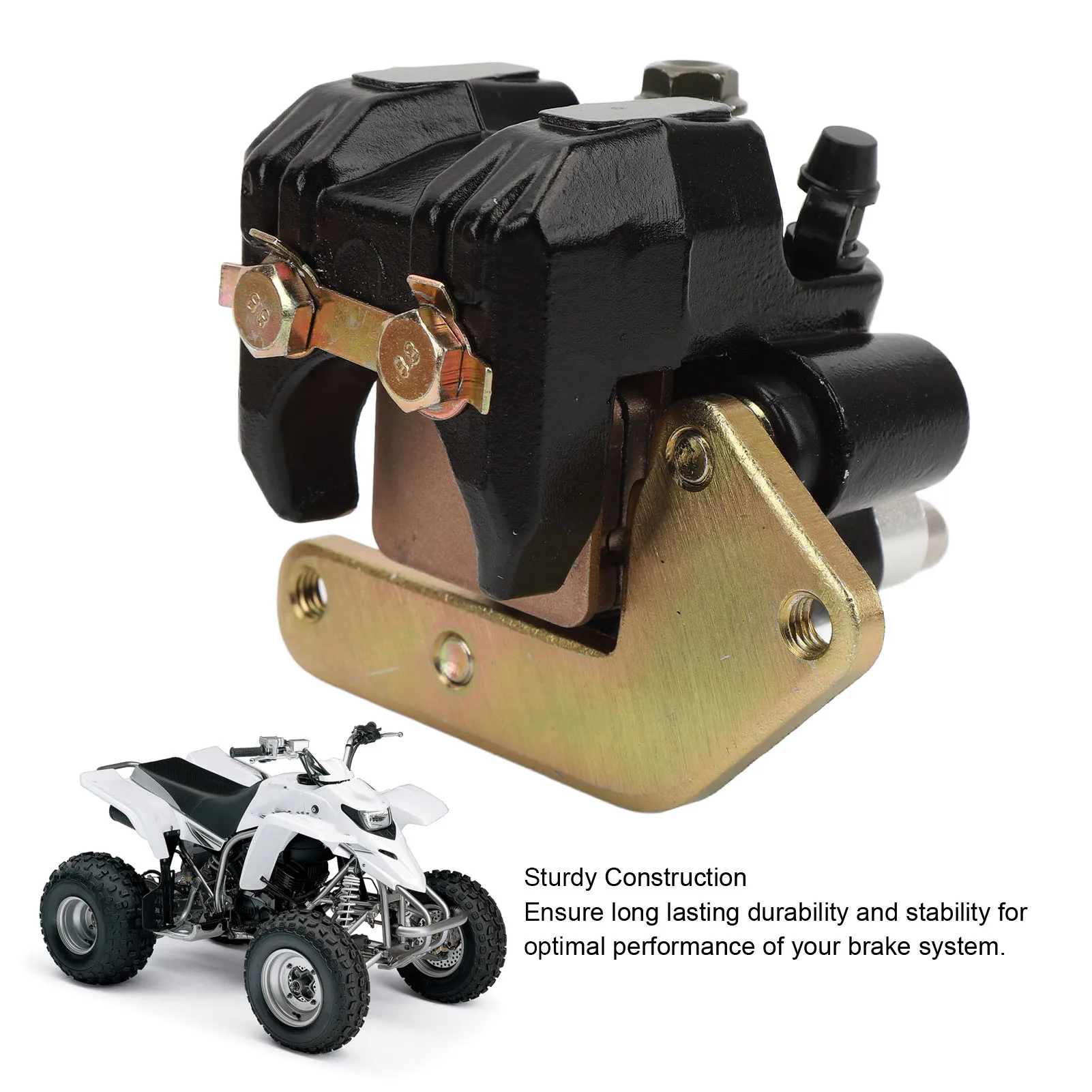 

Rear Brake Master Cylinder Caliper Hose Assy 5VM-2583V-00-00 Metal Rear Brake Caliper Master Cylinder for Blaster 200 YFS200