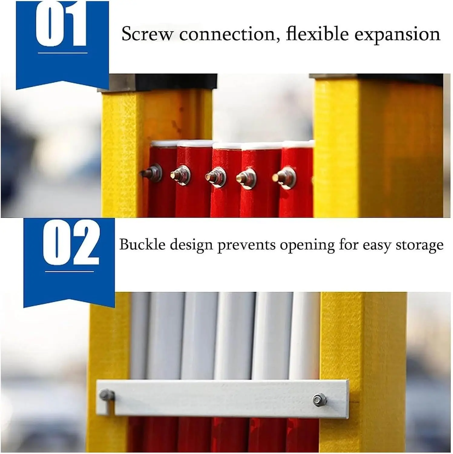 Crowd Control Building Barricade Safety Fence, Insulated Safety Sign Signal