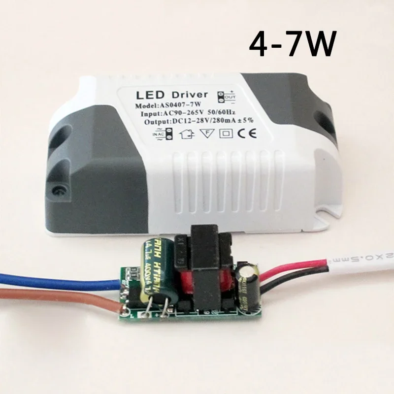 LED AC90~265V 3~24W LED Driver Power Supply Adapter Lighting Transformers For LED Lights Five Different Wattage