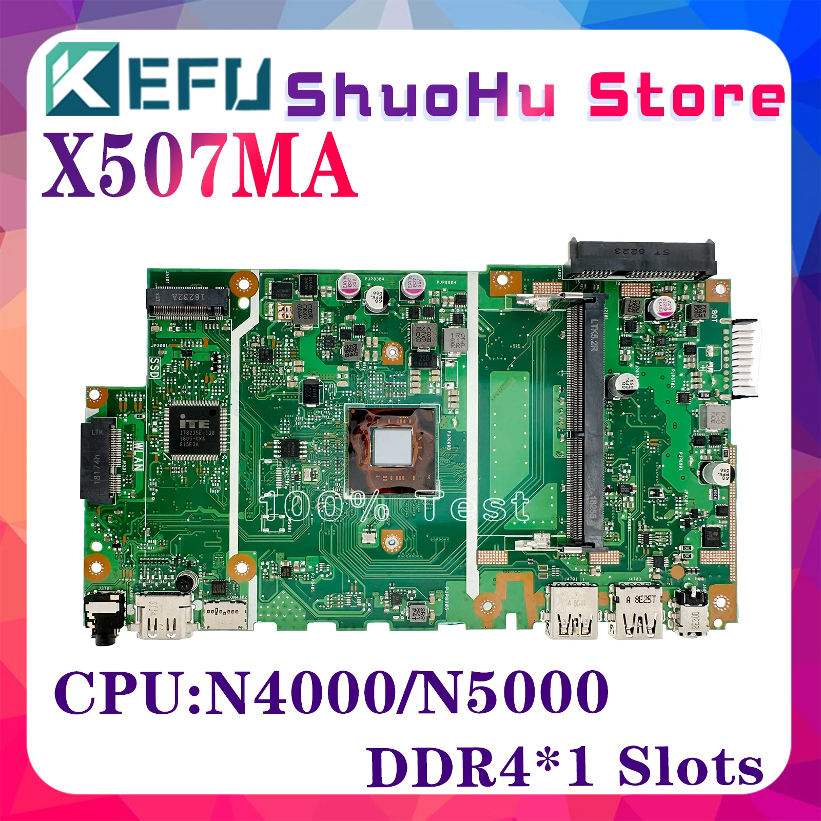 

X507MA X507LA Mainboard For ASUS X507M A507M F507M R507M X507L A507LA R507LA F507LA A507L R507L F507L i3 i5 i7 N5000Motherboard