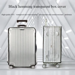 Transparent Travel Luggage Cover Waterproof Luggage Protector Covers Dustproof Protector Covers for 16-30 Inch Suitcase Case