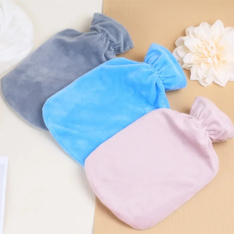 2L Hot Water Bag Plush Cartoon Solid Plush Hot Water Bottle Bag Hand Feet Warmer Winter Removable Portable Wholesale